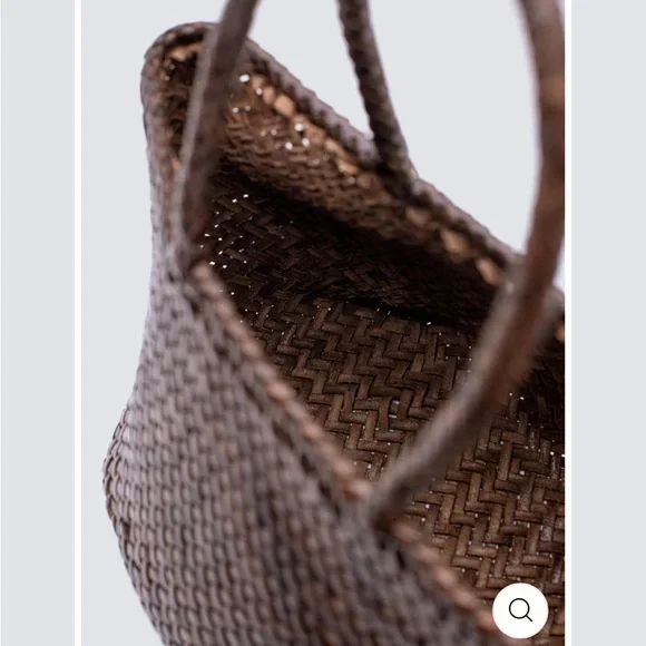 Dragon Diffusion Dark Brown Woven Tote - Picture 7 of 7